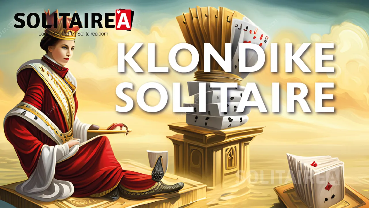 Klondike Solitaire on kõige populaarsem versioon kannatlikkuse mängud.